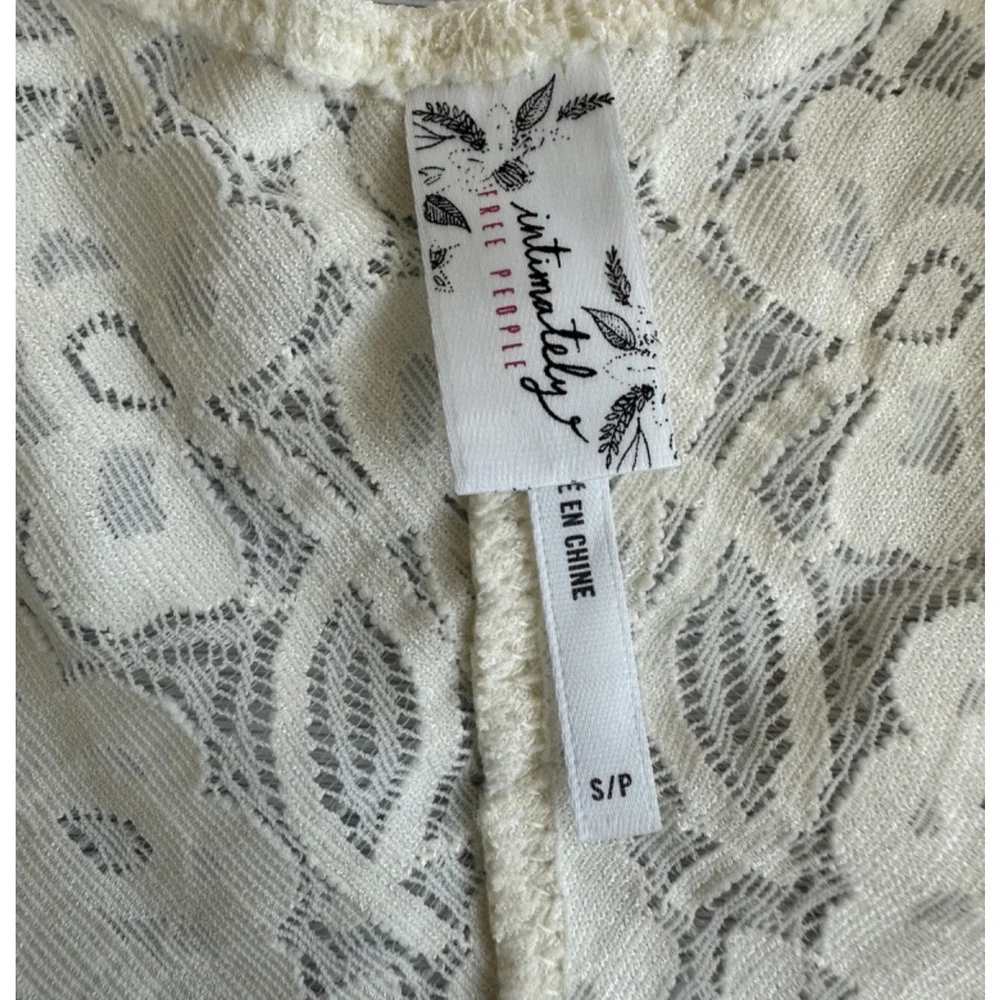 Intimately Free People Galloon Lace Racerback Bralette Women's S